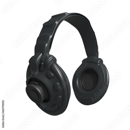 Headphones, 3d render