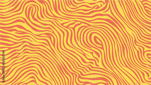 Dotted spotted pattern. Computer generated abstract wavy background. Graphic backdrop. Vector orange color wavy stripes background, wallpaper. Vector illustration. Design for paper and postcards.