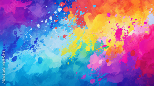 A LGBTQ+ colorful background abstract watercolor background