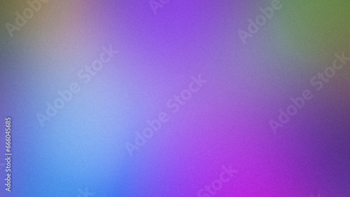 Purple pink blue lilac neon yellow sky coral green abstract background for design. Blurred color gradient, ombre. Defocused, multicolored, mix, iridescent, bright, cheerful. Coarse, grainy. Banner