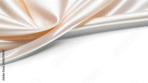 Silky Background Material, soft cream colors, on a white background, a luxury backdrop