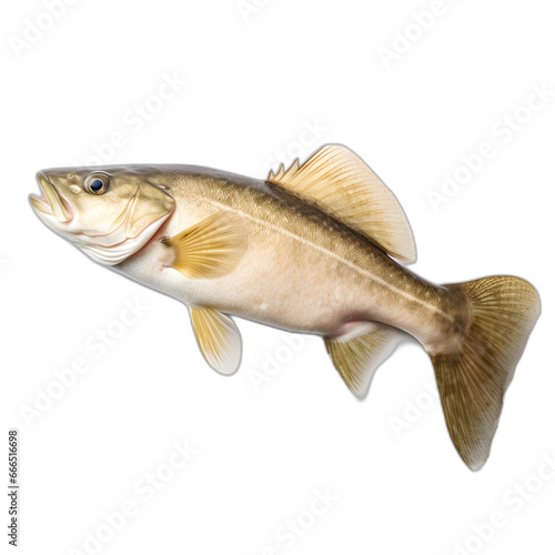 Cod isolated on transparent or white background