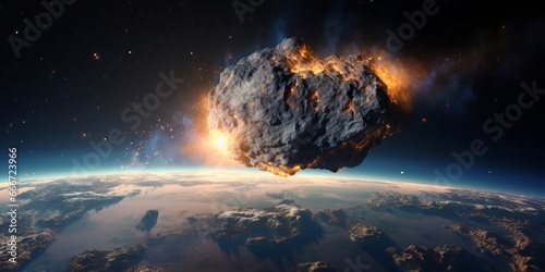 Catastrophic Collision: When an Asteroid Exploded, Forming a Massive Crater on Earth, Signaling the End of Dinosaurs and the Onset of a Planetary Catastrophe