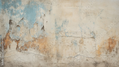 Ancient wall with rough cracked paint, old fresco texture background Ancient wall with rough cracked paint, old fresco texture background