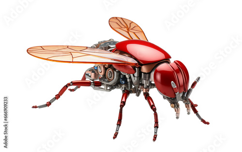 3D Realistic Robotic Insect on Transparent background