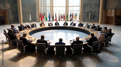 A meeting of the government of one of the countries