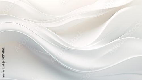 White cloth background, abstract soft waves, cloth satin.