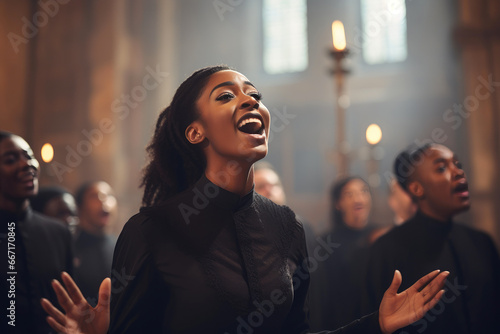 Ethereal Voices: Gospel Choir Reverie