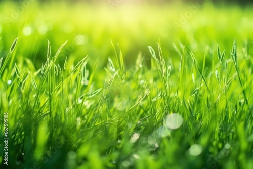 organic green grass farmland for garden or lawn