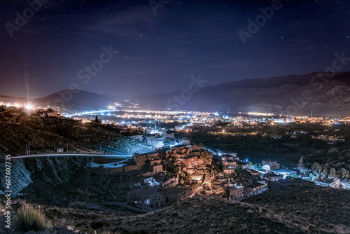 night in the city of Arris Wilaya Of Batna