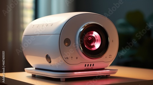 Adorable infrared projector that is rotatable.