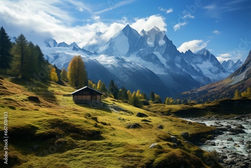French Alps reveal awe inspiring beauty with towering peaks and valleys