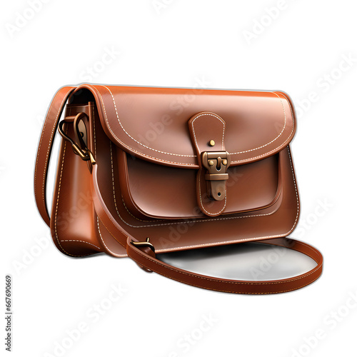 purse isolated on transparent or white background, png