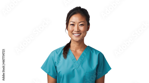 Portrait of a young Asian female nurse
