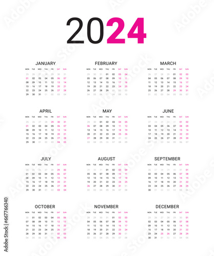 Calendar 2024