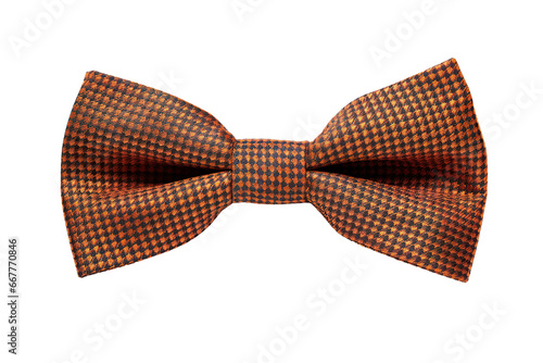Beautiful Bow tie isolated on a white background PNG