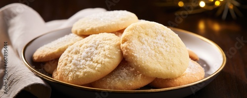 These sugar cookies are baked to a golden perfection, with a subtle crunch on the outside that gives way to a soft, meltinyourmouth center. Each bite leaves behind a sweet and ery aftertaste