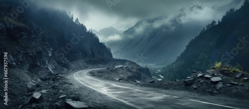 Nepal s treacherous mountain road