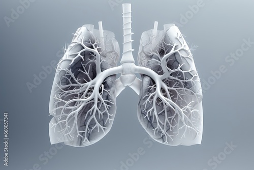 Human Lung With Smoke, Highlighting The Importance Of No Tobacco Day