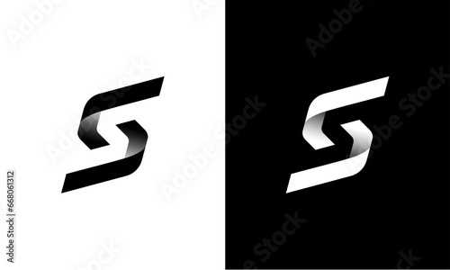 Modern technology S letter logo