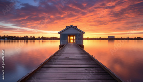 Matilda Bay Boathouse: A Stunning Sunrise on the Swan River in Perth