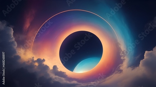 Celestial gradient overture background image