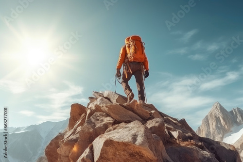 Solo Ascent to Triumph: Scaling Heights Alone