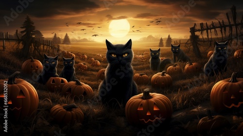 halloween gatti neri