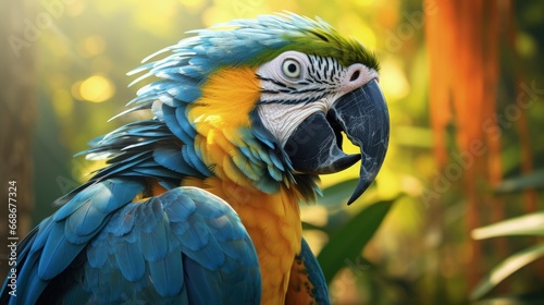Blue and Yellow Macaw in Pantanal, Brazil