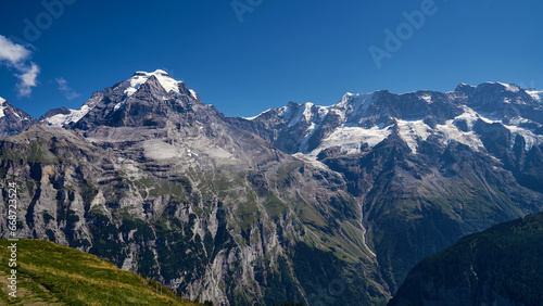 Swiss Alps in a sunny day