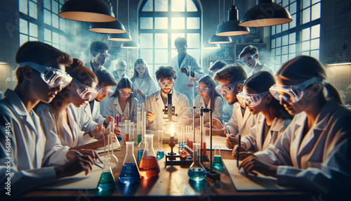 school life - a science experiment