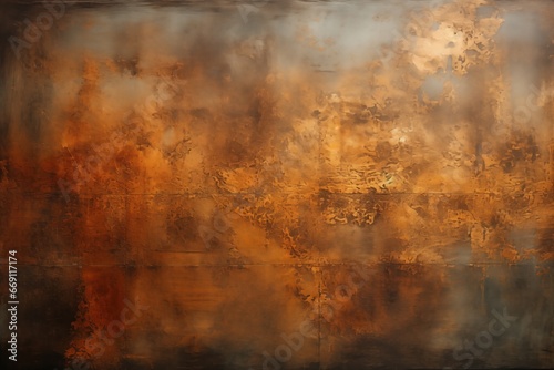 Textured bronze backdrop, displaying a rich patina.