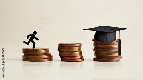 School fees and tuition fees for education, investment and scholarship