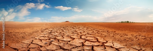 Drought Desolate Field Banner