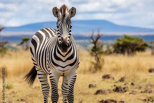 Generative AI : Zebras are several species of African equids