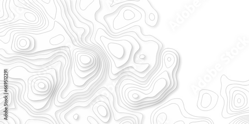 Black and white seamless pattern Abstract background with a wave Topography and geography map grid abstract backdrop. White wave paper curved reliefs abstract topo pattern background.
