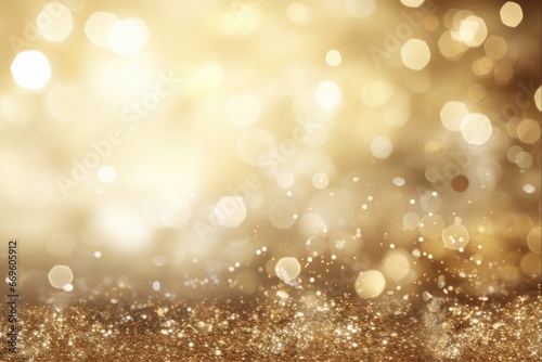 Glitter Design: Light up your Christmas with a Golden Luxury Glitter Background