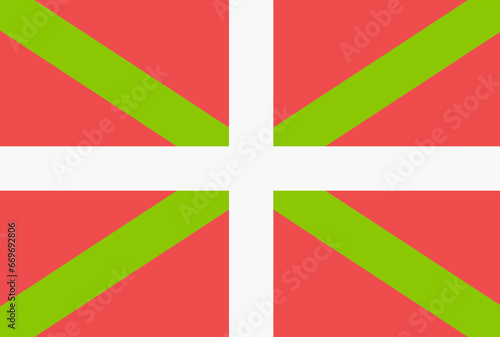 flag of Basque Country. National Basque flag. autonomous community