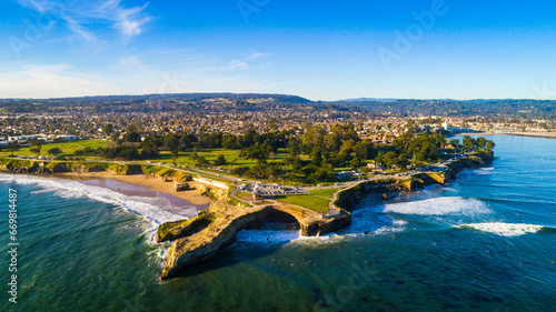 Santa Cruz California Lighthouse / Surf Spot / Cliffs