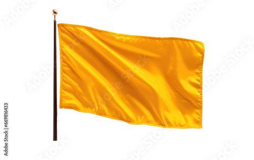 Beautiful Football Penalty Flag Isolated on Transparent Background PNG.