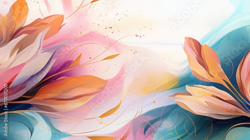 Abstract art background vector. Luxurious style wallpaper with golden lines.
