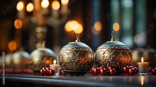 Bolas de natal para decoração da casa e de árvore de natal