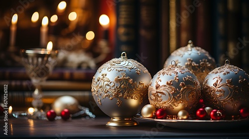 Bolas de natal para decoração da casa e de árvore de natal