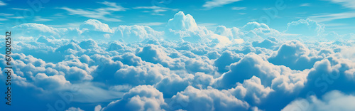Puffy clouds. Clouds and dark blue sky background textures.