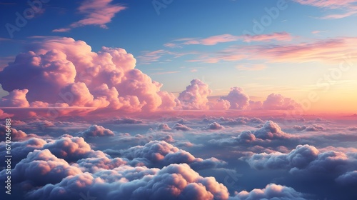 colorful landscape with clouds