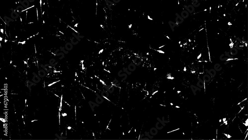 Subtle halftone white Dust and scratches design. Aged photo editor layer vector texture overlay. Monochrome abstract splattered black background.