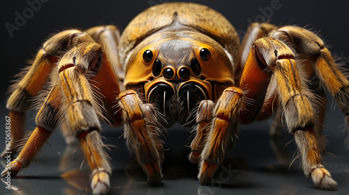 a photo of wild spider made with generative AI