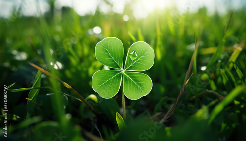lucky clover with 4 leaves
