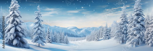 Winter wonderland background