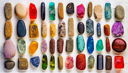 Earth's Hidden Treasures: A Rainbow of Rocks